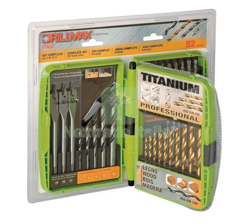 Assortimento 52 Accessori x Trapano Drill Max — Trapani e avvitatori — rif. FERX.8191