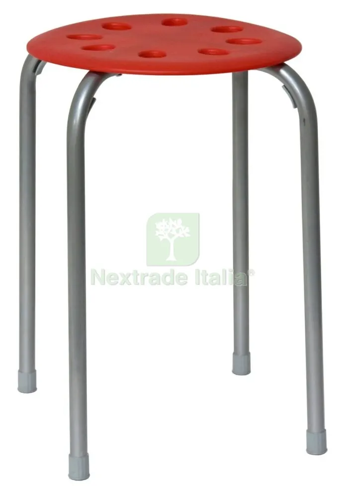 6PZ Sgabello MOD.DOLLINO Rosso — Arredo — rif. FERX.82229 6PZ Sgabello MOD.DOLLINO Rosso — Arredo — rif. FERX.82229