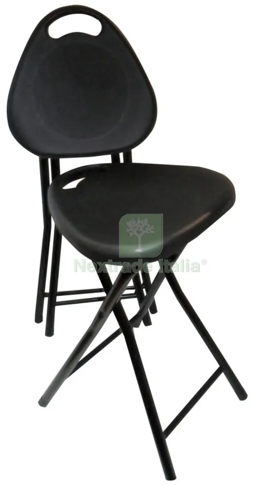 Sgabello Pieghevole MOD.BILLO Nero — Arredo — rif. FERX.82232 Sgabello Pieghevole MOD.BILLO Nero — Arredo — rif. FERX.82232