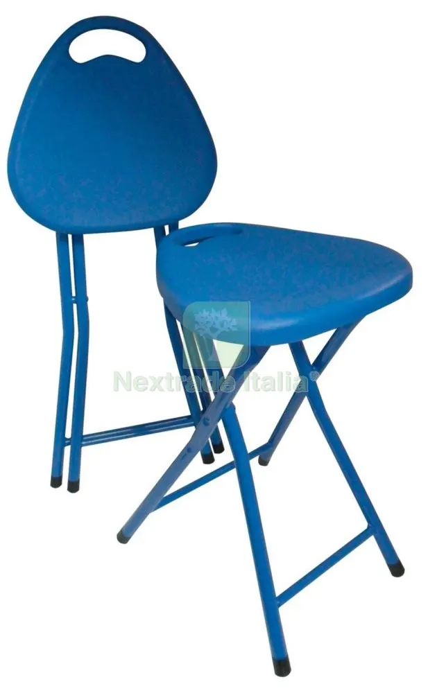 Sgabello Pieghevole MOD.BILLO Azzurro CM 30X45H — Arredo — rif. FERX.82233 Sgabello Pieghevole MOD.BILLO Azzurro CM 30X45H — Arredo — rif. FERX.82233