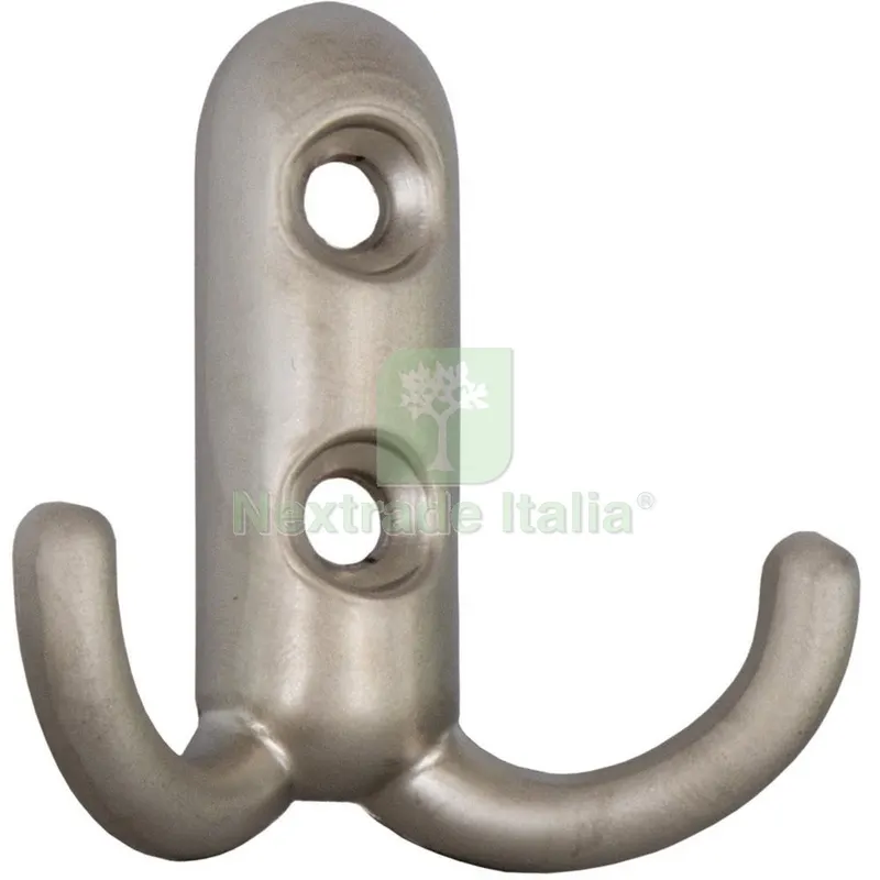 5BLISTER BLISTER APPENDIABITI 2 POSTI NICHEL OPACO (PZ.2) — Casalinghi e organizzazione — rif. FERX.82308 5BLISTER BLISTER APPENDIABITI 2 POSTI NICHEL OPACO (PZ.2) — Casalinghi e organizzazione — rif. FERX.82308