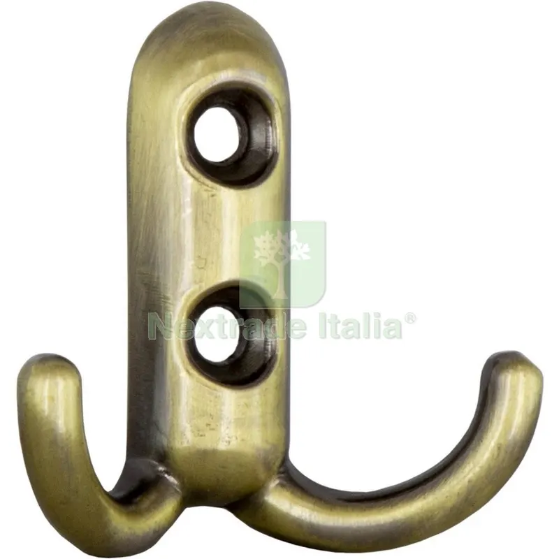 BLISTER APPENDIABITI 2 POSTI BRONZO SFUMATO (PZ.2) — Casalinghi e organizzazione — rif. FERX.82318