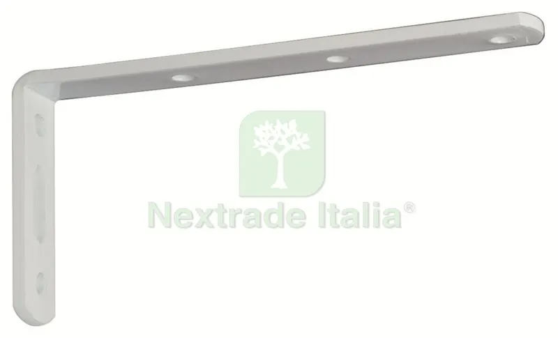 10PZ Reggimensola per Tende 10 CM Senza Saetta Bianco — Ferramenta per legno e mobili — rif. FERX.8232 10PZ Reggimensola per Tende 10 CM Senza Saetta Bianco — Ferramenta per legno e mobili — rif. FERX.8232