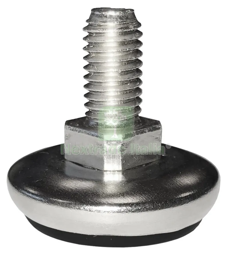 50PZ PIEDINO FISSO MA8 PER D. 30 MM — Ferramenta per legno e mobili — rif. FERX.8242