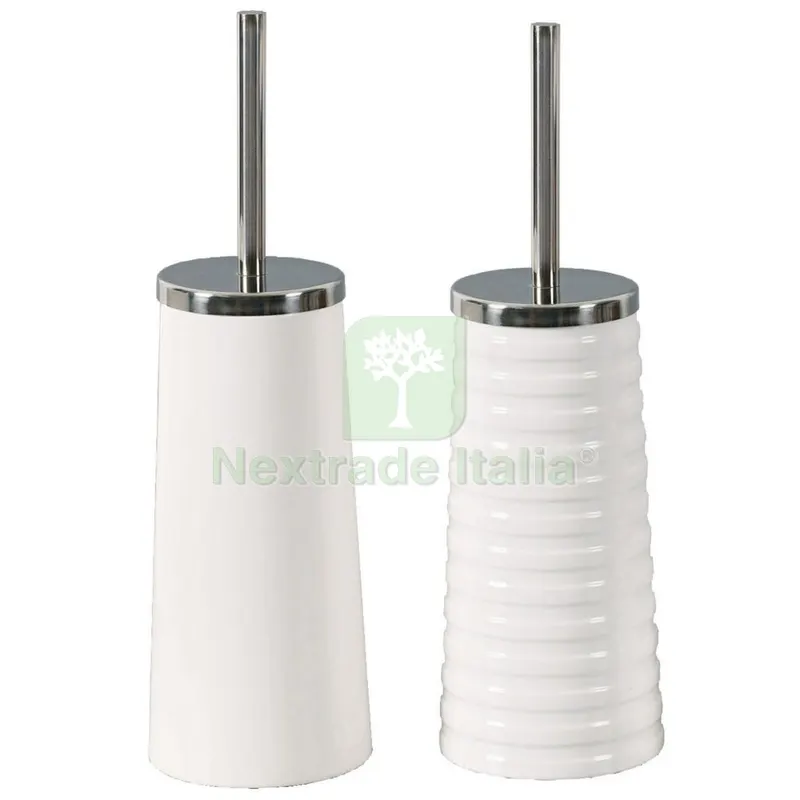 12PZ Portascopino in Ceramica/Metallo "splash" — Accessori bagno — rif. FERX.82434
