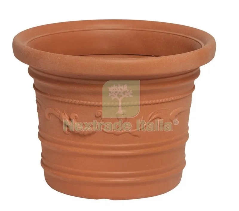 VASO PLASTICA FESTONATO D 45XH35 CM PRESTIGE — Vasi e fioriere — rif. FERX.82442