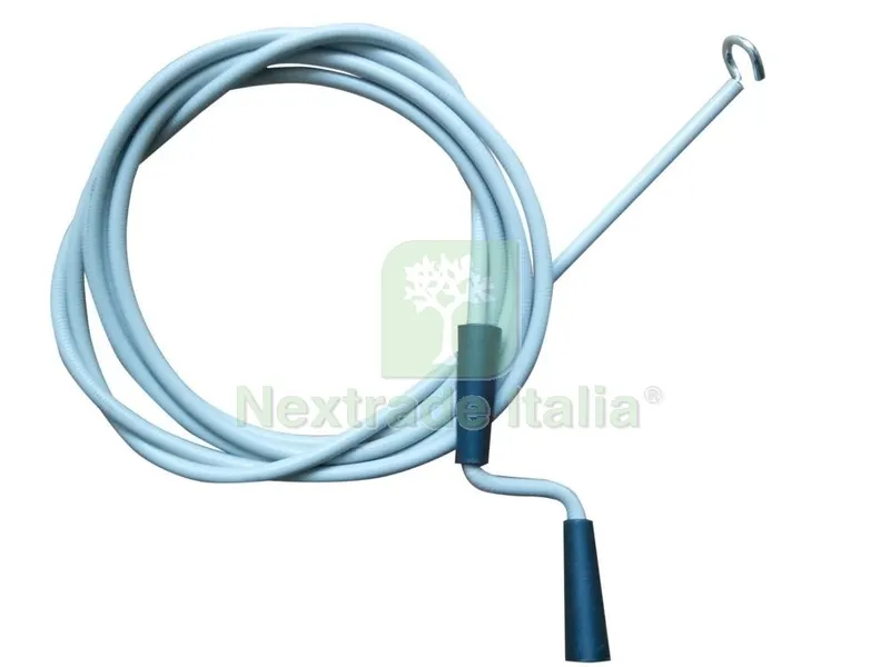 STURAFOGNE A MOLLA CON GUAINA 8X MT.10 CON GANCIO — Scarichi e sifoni — rif. FERX.82496 STURAFOGNE A MOLLA CON GUAINA 8X MT.10 CON GANCIO — Scarichi e sifoni — rif. FERX.82496