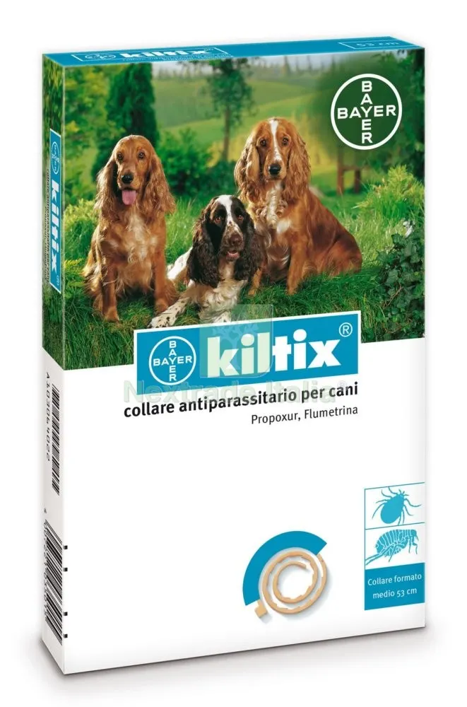 Bayer Kiltix Collare per Cane Medio — Fascette e collari — rif. FERX.82851 Bayer Kiltix Collare per Cane Medio — Fascette e collari — rif. FERX.82851