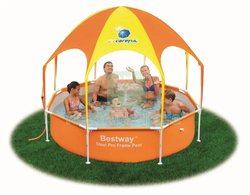 Piscina con TELAIO+COPERT+DOCCIA 244X51H 56193 — Tempo libero outdoor — rif. FERX.8346 Piscina con TELAIO+COPERT+DOCCIA 244X51H 56193 — Tempo libero outdoor — rif. FERX.8346