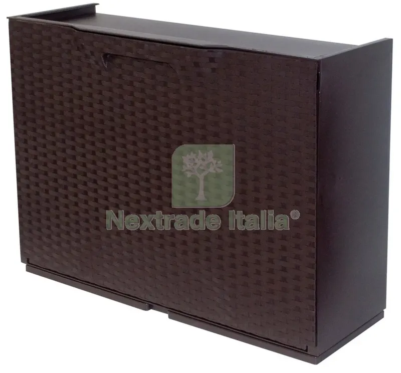 4PZ Modulo Scarpiera CM 51X17X40H Rattan Brown — Arredo — rif. FERX.83533 4PZ Modulo Scarpiera CM 51X17X40H Rattan Brown — Arredo — rif. FERX.83533