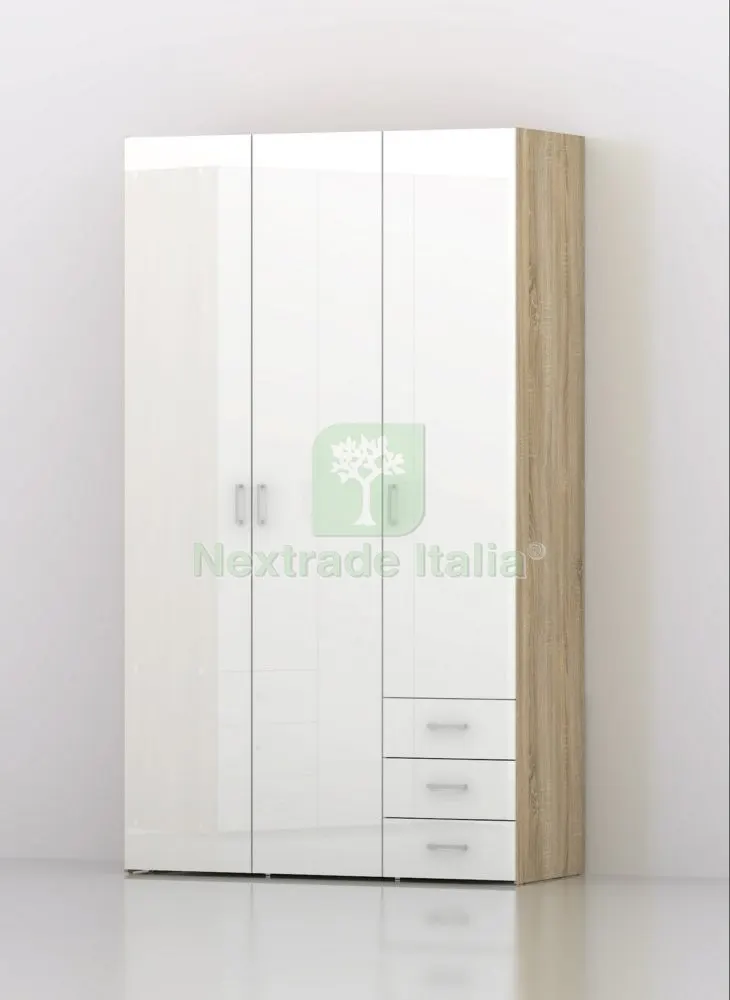 Kit Armadio 3ANTE 3 Cassetti CM 115,8X49,5X200,4 70427AK/UU — Arredo — rif. FERX.83589