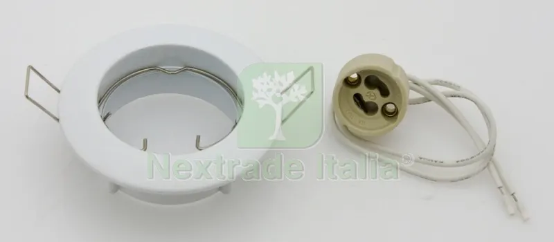 10PZ Faretti da Incasso Orientabile x LED GU10 Bianco — Illuminazione — rif. FERX.83833 10PZ Faretti da Incasso Orientabile x LED GU10 Bianco — Illuminazione — rif. FERX.83833