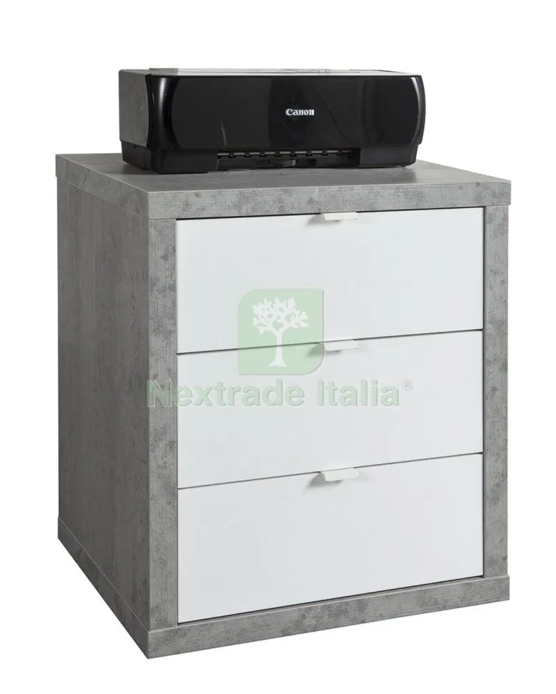 Pratico Cassettiera 45,2X55XH65,5 CM Cemento — Arredo — rif. FERX.83987 Pratico Cassettiera 45,2X55XH65,5 CM Cemento — Arredo — rif. FERX.83987