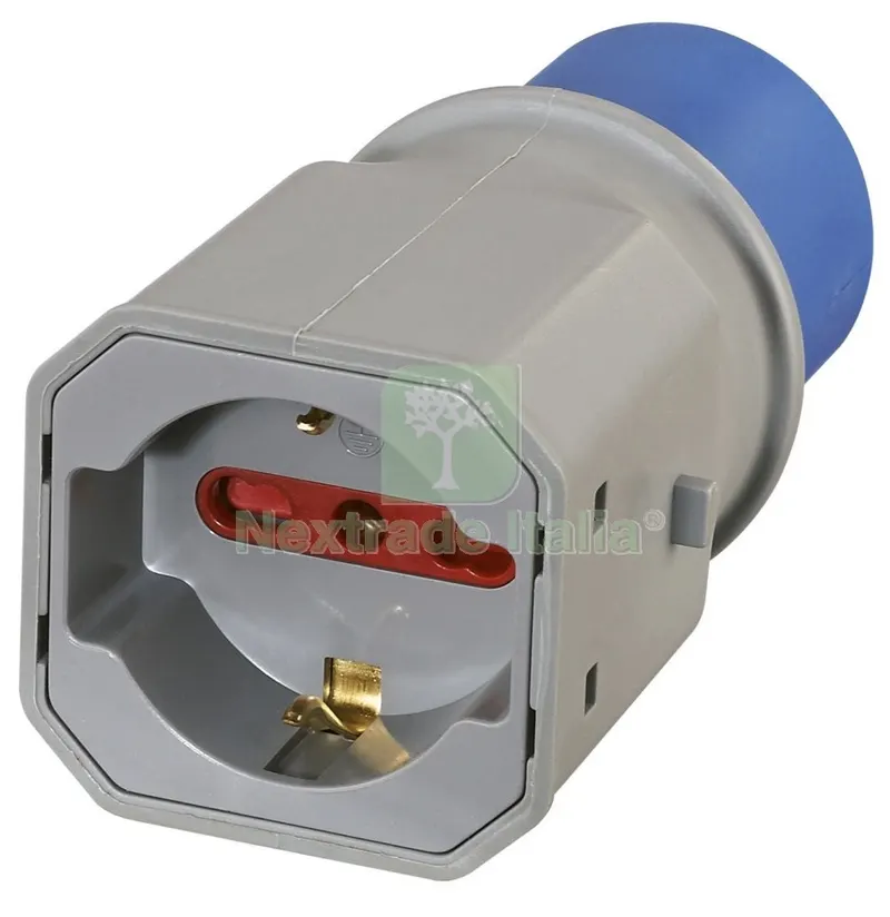 Adattatore Industriale 16A 220 V- Bipasso Schu Figura 8 — Illuminazione — rif. FERX.83997 Adattatore Industriale 16A 220 V- Bipasso Schu Figura 8 — Illuminazione — rif. FERX.83997