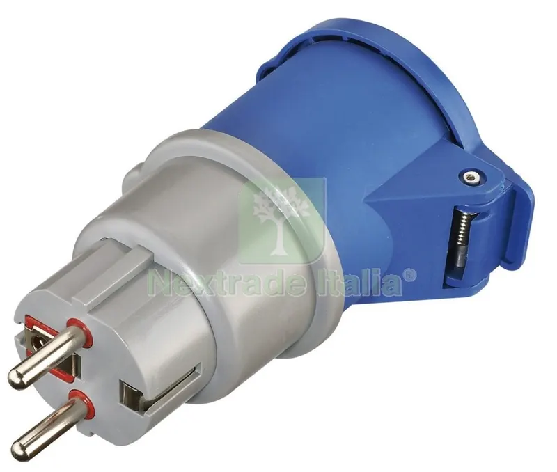 10PZ ADATTATORE INDUSTRIALE SPINA SCHUKO-PRESA 16A 220V FIG.6 — Interruttori e prese — rif. FERX.83998 10PZ ADATTATORE INDUSTRIALE SPINA SCHUKO-PRESA 16A 220V FIG.6 — Interruttori e prese — rif. FERX.83998