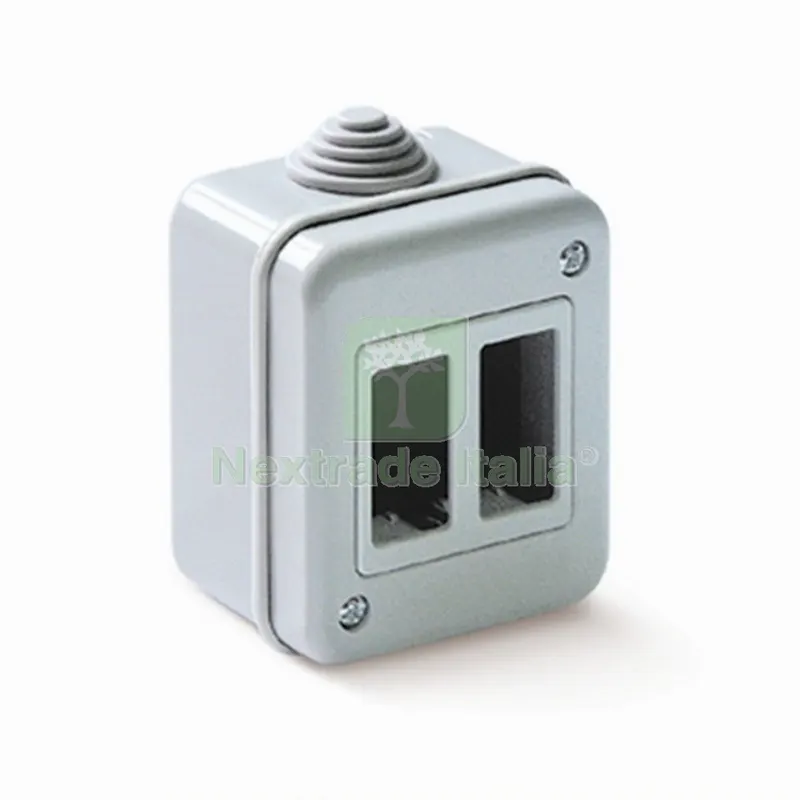 Cassetta da Parete x Interna Tondo 2 Posti IP40 — Casalinghi e organizzazione — rif. FERX.84006 Cassetta da Parete x Interna Tondo 2 Posti IP40 — Casalinghi e organizzazione — rif. FERX.84006