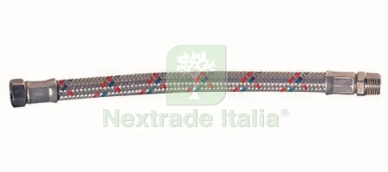 2PZ Flessibile Antivibrante Zincato 50 CM D.1 MF — Flessibili e allacci — rif. FERX.850 2PZ Flessibile Antivibrante Zincato 50 CM D.1 MF — Flessibili e allacci — rif. FERX.850