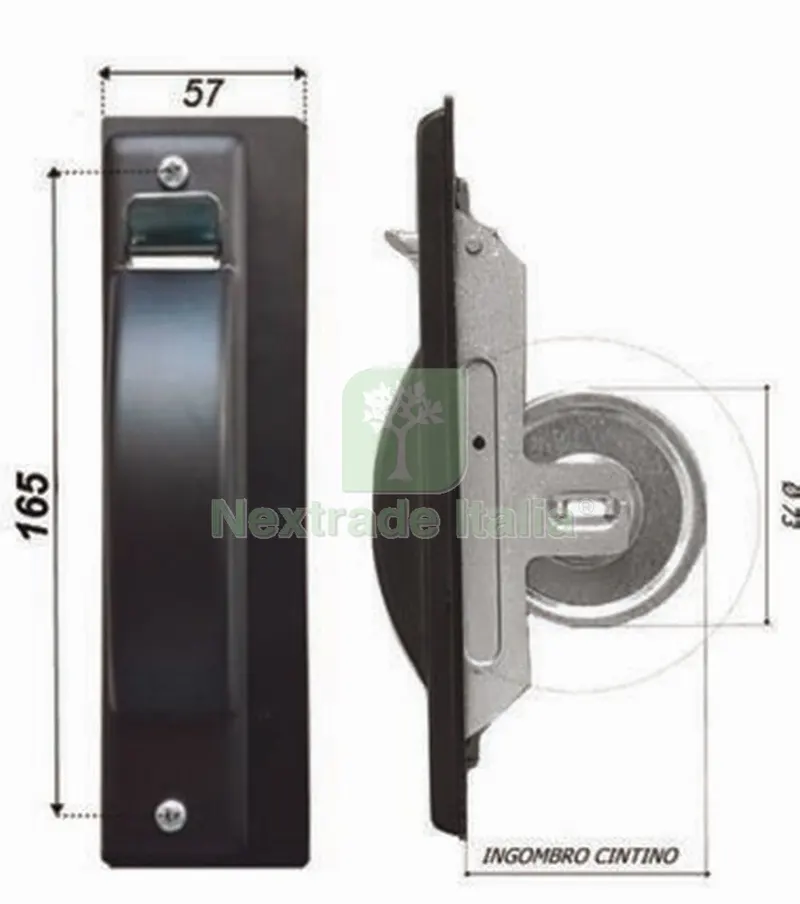 10PZ AVVOLGITORE SINTESY SPECIAL DESTRA/SINISTRA 210X8 CON PLACCA — Interruttori e prese — rif. FERX.8568