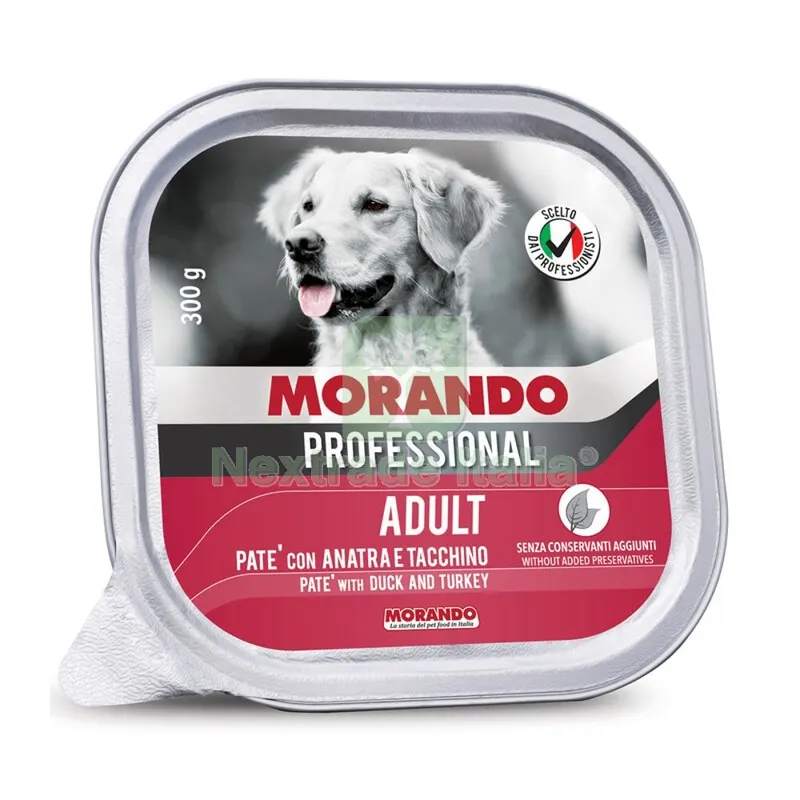 18PZ Morando Cane VSC. GR.300 Pate Anatra e Tacchino — Cani — rif. FERX.85687 18PZ Morando Cane VSC. GR.300 Pate Anatra e Tacchino — Cani — rif. FERX.85687