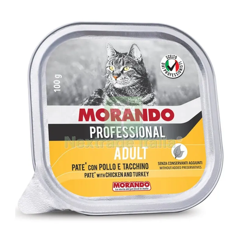 32PZ Morando Gatto VSC. GR.100 Pate Pollo e Tacchino — Gatti — rif. FERX.85701 32PZ Morando Gatto VSC. GR.100 Pate Pollo e Tacchino — Gatti — rif. FERX.85701