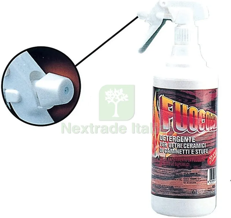12PZ PULITORE PER VETRI STUFE E CAMINI FUOCOBELLO 750ML — Abrasivi e mole — rif. FERX.8587 — foto 2 12PZ PULITORE PER VETRI STUFE E CAMINI FUOCOBELLO 750ML — Abrasivi e mole — rif. FERX.8587 — foto 2