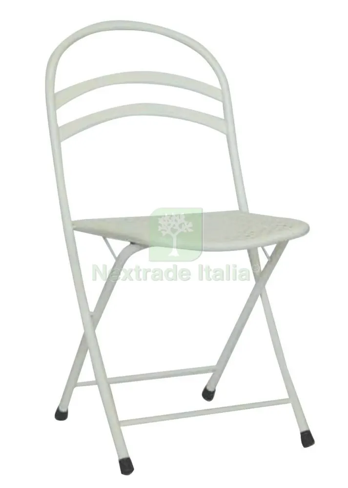 6PZ Sedia Pieghevole F.B."FLIPPER" Bianca — Arredo — rif. FERX.8612