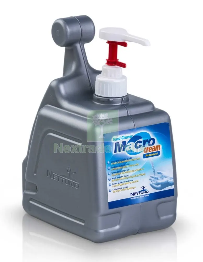 CREMA LAVAMANI MACROCREAM NETTUNO 3000 ML — Sgrassanti e detergenti pittura — rif. FERX.86304 CREMA LAVAMANI MACROCREAM NETTUNO 3000 ML — Sgrassanti e detergenti pittura — rif. FERX.86304