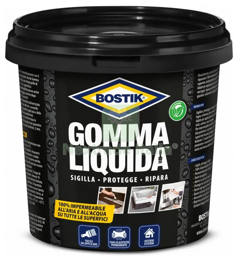 6PZ BOSTIK GOMMA LIQUIDA ML 750 — Adesivi e sigillanti — rif. FERX.86342
