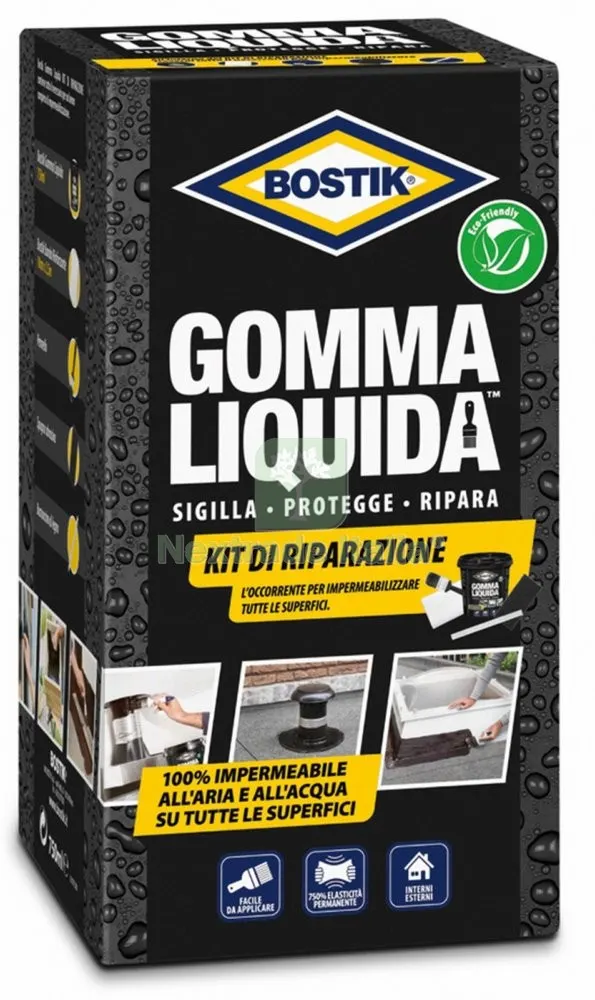 BOSTIK GOMMA LIQUIDA KIT DI RIPARAZIONE — Adesivi e sigillanti — rif. FERX.86344 BOSTIK GOMMA LIQUIDA KIT DI RIPARAZIONE — Adesivi e sigillanti — rif. FERX.86344
