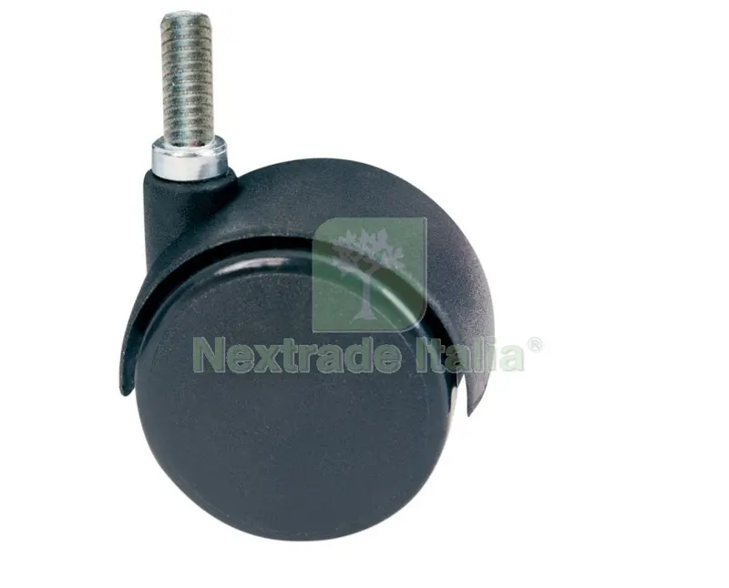 4BLISTER BL Ruota Gemellare con Perno 50 MM da 2 PZ — Ferramenta per legno e mobili — rif. FERX.86470