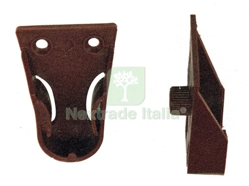 100PZ REGGITUBO LATERALE CON PERNO MARRONE — Tubi e raccordi — rif. FERX.8681 100PZ REGGITUBO LATERALE CON PERNO MARRONE — Tubi e raccordi — rif. FERX.8681
