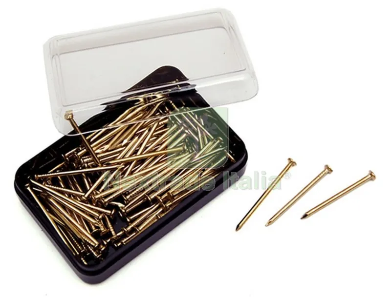 15SCATOLE Chiodini Raggiati per Ganci "X"(PZ.100) — Chiodi e graffe — rif. FERX.8700