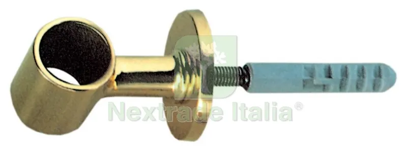 PASSANTE OTTONE LUCIDO A MURO X TUBO DIAMETRO MM.30 — Tubi e raccordi — rif. FERX.87047 PASSANTE OTTONE LUCIDO A MURO X TUBO DIAMETRO MM.30 — Tubi e raccordi — rif. FERX.87047