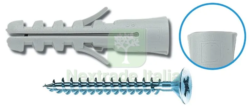5SCATOLE SC TASSELLO SENZA BORDO 5 MM 20 PZ — Tasselli e ancoraggi — rif. FERX.87454 5SCATOLE SC TASSELLO SENZA BORDO 5 MM 20 PZ — Tasselli e ancoraggi — rif. FERX.87454