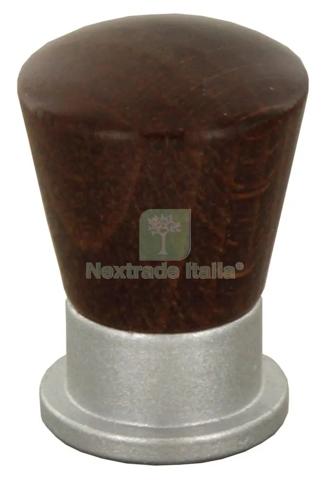 25PZ Pomolo Conico Legno/Ottone 745A MM.19 Noce Scuro — Maniglie e pomelli — rif. FERX.8746 25PZ Pomolo Conico Legno/Ottone 745A MM.19 Noce Scuro — Maniglie e pomelli — rif. FERX.8746