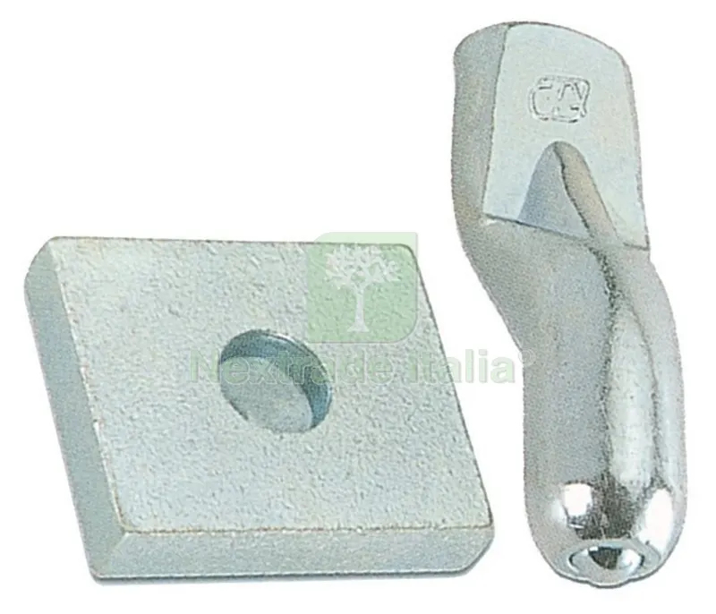 5BLISTER BS Piastra con Perno per Cardine MM. 20 — Cerniere e cardini — rif. FERX.87751 5BLISTER BS Piastra con Perno per Cardine MM. 20 — Cerniere e cardini — rif. FERX.87751