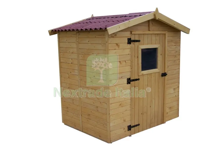 Casetta Legno con Pavimento 1,60X1,60M. — Tempo libero outdoor — rif. FERX.8819