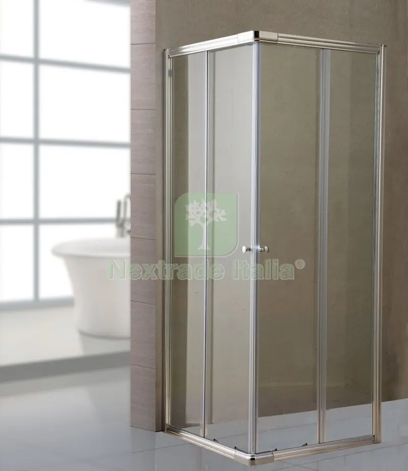 Box Doccia Cristallo Trasparente MM.6 CM. 80X80 — Accessori bagno — rif. FERX.8832 Box Doccia Cristallo Trasparente MM.6 CM. 80X80 — Accessori bagno — rif. FERX.8832