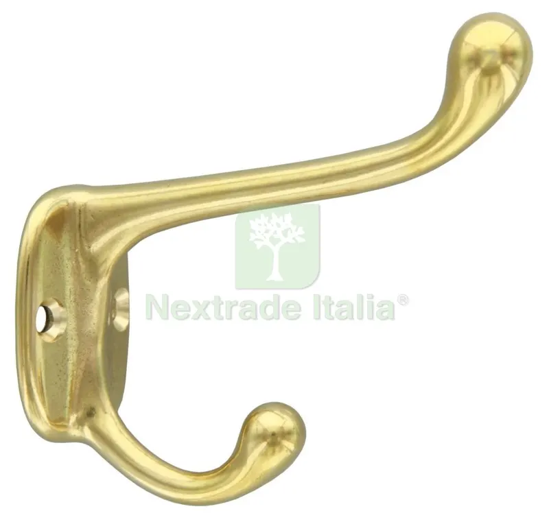 BLISTER APPENDIABITI "CLASSIC"MM.78X75 OTTONE LUCIDO (PZ.2) — Casalinghi e organizzazione — rif. FERX.88442 BLISTER APPENDIABITI "CLASSIC"MM.78X75 OTTONE LUCIDO (PZ.2) — Casalinghi e organizzazione — rif. FERX.88442