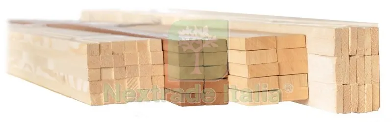 40PZ LISTELLO ABETE MM.10 X 30 X 200H — Pannelli e tavole in legno — rif. FERX.8845