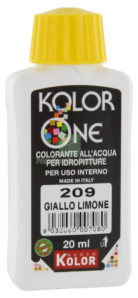 12PZ COLOR-ANTE KOLOR ONE ML.20 N.209 GIALLO LIMONE — Pitture murali e idropitture — rif. FERX.8881 12PZ COLOR-ANTE KOLOR ONE ML.20 N.209 GIALLO LIMONE — Pitture murali e idropitture — rif. FERX.8881