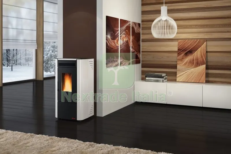 Stufa Pellet 7 KW Ketty EVO 2.0 Bianco — Stufe e camini — rif. FERX.88947 Stufa Pellet 7 KW Ketty EVO 2.0 Bianco — Stufe e camini — rif. FERX.88947
