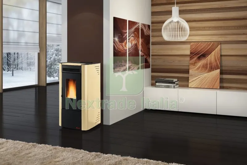 Stufa Pellet 7 KW Ketty EVO 2.0 Pergamena — Stufe e camini — rif. FERX.88948