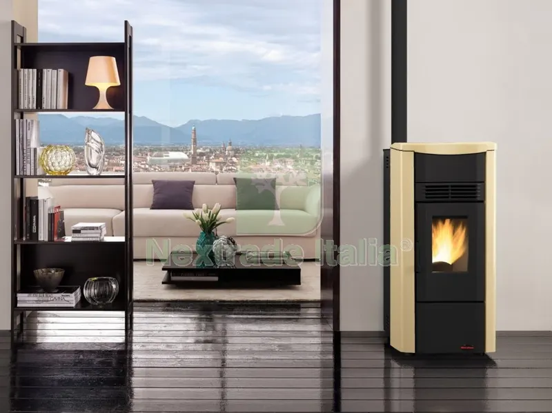 Stufa Pellet 8 KW Giusy EVO Pergamena — Stufe e camini — rif. FERX.88950
