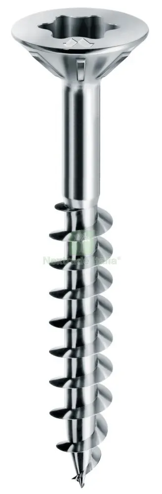 500PZ VITI PANEL/PF-TX(1/2 FILETTATE)CHROMITING TESTA PIANA 4,0X40 — Viti — rif. FERX.8911