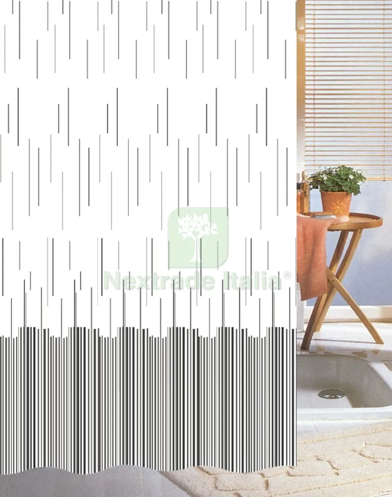 Tenda Doccia Poliestere Disegno 79-1B CM.240X200 — Accessori bagno — rif. FERX.8941 Tenda Doccia Poliestere Disegno 79-1B CM.240X200 — Accessori bagno — rif. FERX.8941
