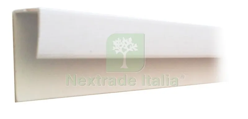 12PZ PROFILO TERMINALE A100 CM 300 BIANCO — Isolanti e reti — rif. FERX.89779 12PZ PROFILO TERMINALE A100 CM 300 BIANCO — Isolanti e reti — rif. FERX.89779