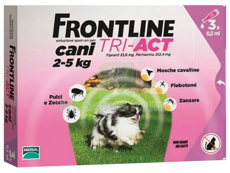 Frontline TRI-ACT KG. 2-5 (3P) — Attrezzi da giardino — rif. FERX.89785 Frontline TRI-ACT KG. 2-5 (3P) — Attrezzi da giardino — rif. FERX.89785