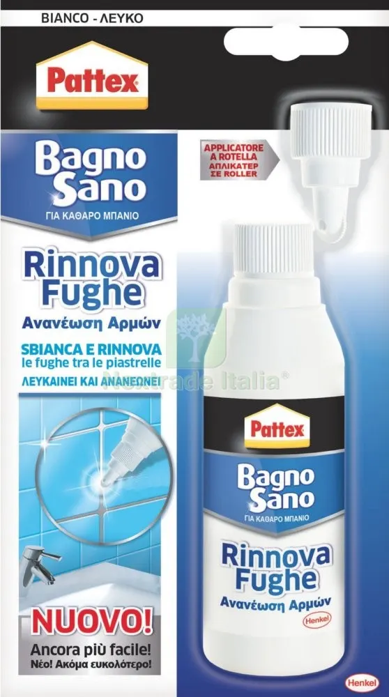 12PZ PATTEX RINNOVA FUGHE BIANCO ML.125 — Adesivi e sigillanti — rif. FERX.8979 12PZ PATTEX RINNOVA FUGHE BIANCO ML.125 — Adesivi e sigillanti — rif. FERX.8979