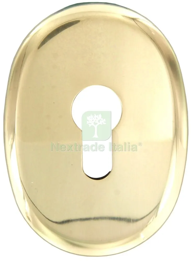Bocchetta Profilo Europeo ART. F0234 Oro Lucido — Serrature e cilindri — rif. FERX.89792 Bocchetta Profilo Europeo ART. F0234 Oro Lucido — Serrature e cilindri — rif. FERX.89792